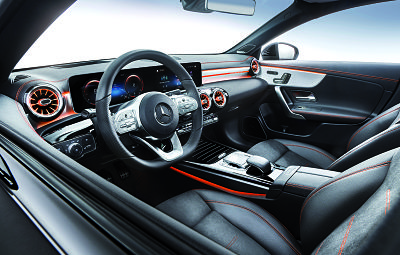 Interior del Mercedes Benz CLA Coupe