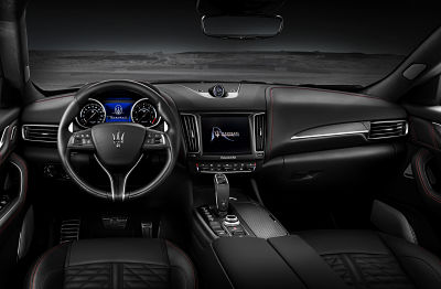 Vista del interior del nuevo Maserati Levante Trofeo