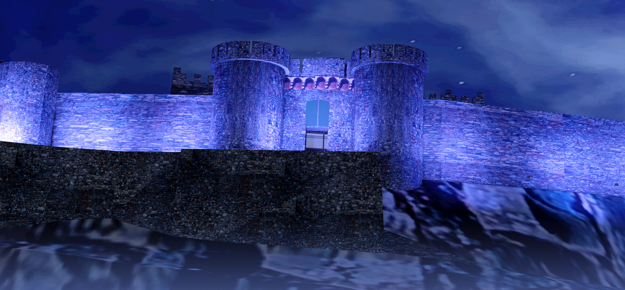 Las murallas que rodean el castillo del municipio de Onda.